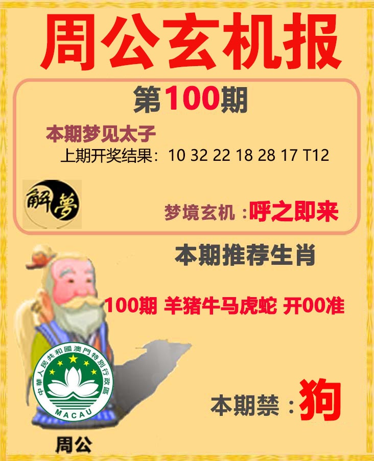 100期周公解梦[图]